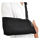 左右兼用 アーム リーダー アーム ホルダー メッシュ 腕吊り 用 サポーター 固定 肩当て 付き (ブラック)