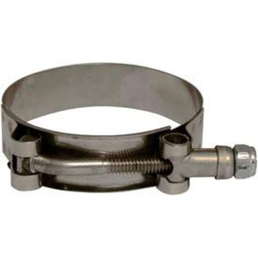 " (UT-193) Ultra T-Bolt Clamp by Apache – 1.93 inches - 2.18 inches, Stainless Steel, Silver, Model 43082004