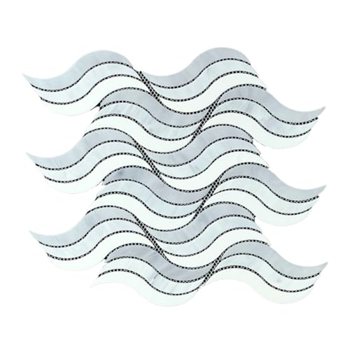 Tenedos HTC178 Velaris Wave Blue Glass Mosaic Tile – 11x11