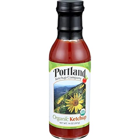Portland Organic Ketchup by Portlandia Foods - 14 oz Glass Bottle - Naturally Gluten-free, Vegan, Non-GMO, Made in Oregon USA Cover