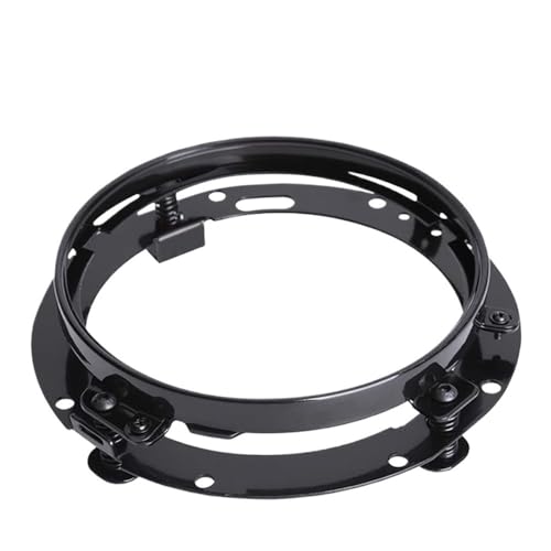 Fixation phare pour accessoires de moto et voiture avec support de lumière rond 7 pouces
