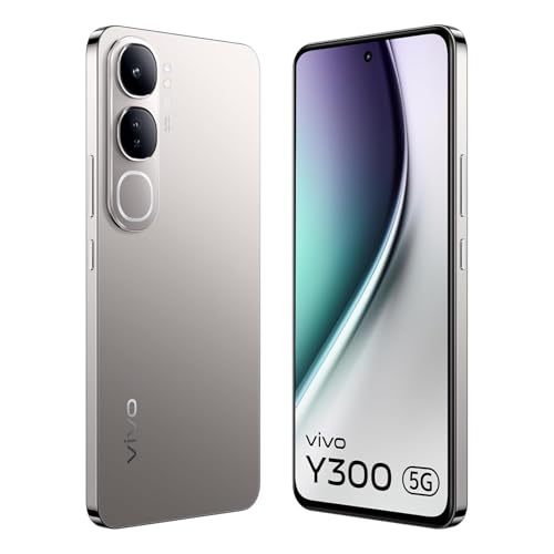 Image of vivo Y300 5G (Titanium Silver, 8GB RAM, 128GB Storage)