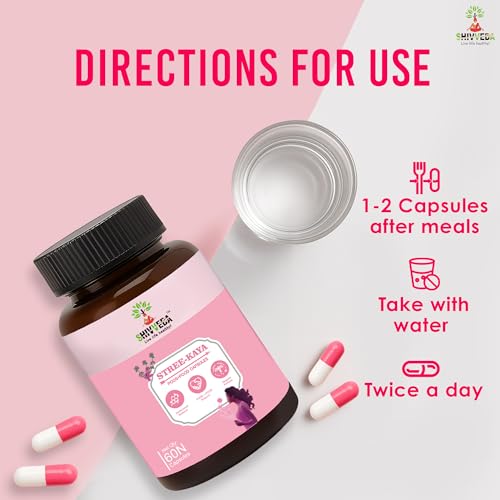 Image of Shivveda Stree-Kaya PCOS+PCOD Supplement, Hormonal Balance Support 60 capsuls