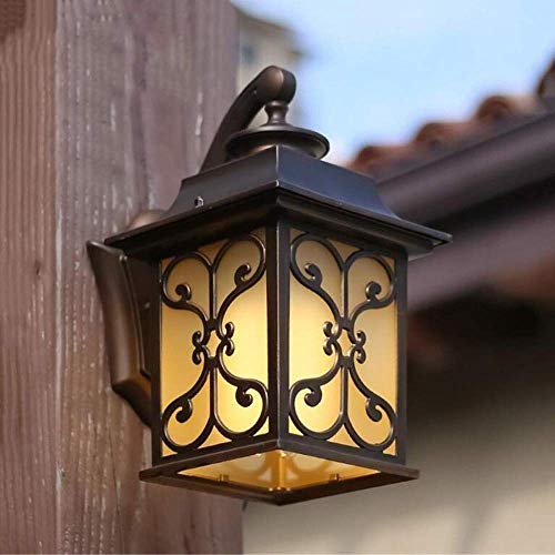 Lampe de mur rétro E27 étanche pour l'éclairage de balcon style industriel