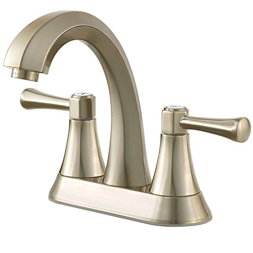 Pfister LF-048-AVKK Altavista 2-Handle 4" Centerset Bathroom Faucet in Brushed Nickel, 1.2gpm