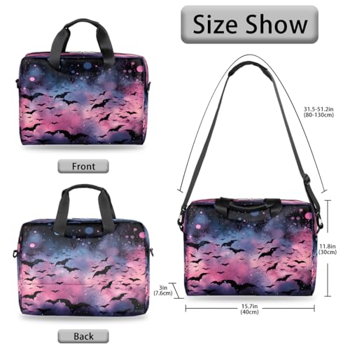 Bolso para portátil unisex 15.6-16 pulgadas rosa degradado miniatura 6