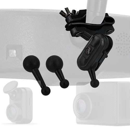 Triplinger Dash Cam Mount for Garmin 45 46 47 55 56 57 65W 66W 67W X110 X210 X310/Speak Plus Car Rearview Mirror Mount Holder Compatible with Garmin Dash Cam Mini/Mini 2/Min 3 Camera Handle Bar