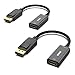 DisplayPort to HDMI, Benfei 4K DP Display Port to HDMI Adapter (Male to Female) Compatible for Lenovo Dell HP and Other Brand - 2 Pack
