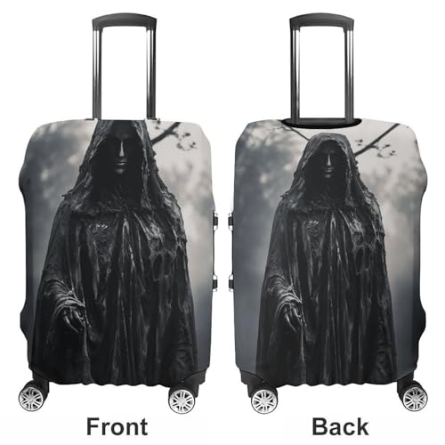 Travel Luggage Cover Elastic Suitcase Protector Anti-Scratch Washable Man in Cloak Luggage Sleeve Tsa Approved Carry on Covers Baggage Cover Fits 18-32 Inch Luggages3