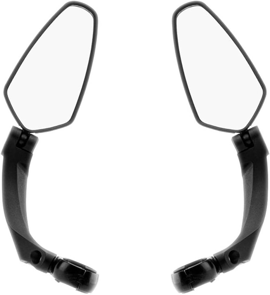 Bike Mirror, 360-Degree Cycling Rear View Mirror Rotatable Bicycle Bike Rear View Mirror Flexible Reflective Mirror(A Pack of 2)