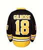 Happy Gilmore Oversized Boston Ice Hockey Jersey Shirt Top 1996 Comedy Golf Film 90s Sports Fancy Dress (UK, Alpha, XXL, Regular, Regular, Black) #3