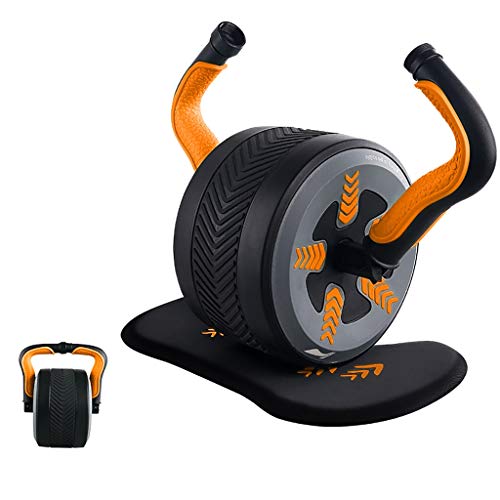 2 en 1 de múltiples funciones de la rueda abdominal, Fitness Ab Roller Wheel, Profesional de Grado y Hogar entrenamiento de la gimnasia abdominal Maquinaria en Abs ejercicio, pesas rusas cuerpo comple