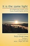 It Is the Same Light: The Enlightening Wisdom of Sri Guru Granth Sahib (Sggs) Volume 2: Sggs Pages...