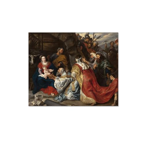 Peinture à l'huile Rubens 80x105cm | Impression sur toile moderne pour mur