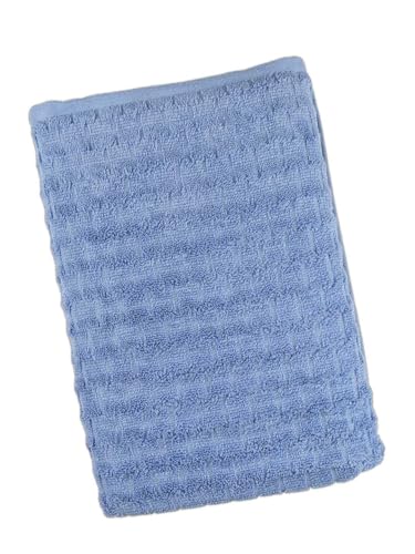 Image of RAMRAJ COTTON Premium Soft and Absorbent | Terry Towel | Size : 75 cm *150 cm - Blue