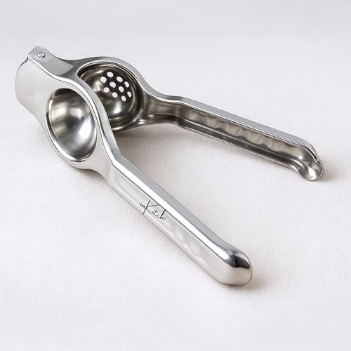 Image of Stainless Steel Lemon Squeezer | Manual Lemon Crusher & Juice Extractor | Nimbu Presser with Comfortable Handle | Durable Kitchen Tool