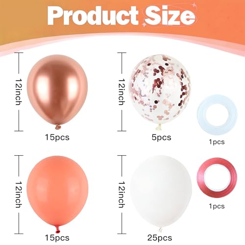 Black Gold Balloons - 60PCS 12 Inch White Pearl & Metallic Confetti Balloons for Wedding, Birthday, Baby Shower Party Decor (20 Black, 20 White, 10 Gold, 10 Confetti) - Image 4