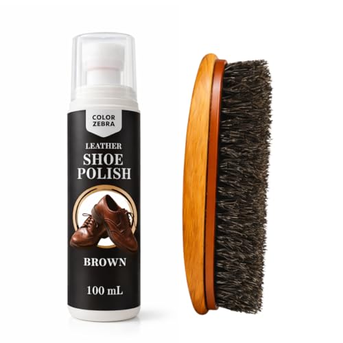 Image of Color Zebra Leather Liquid Shoe Polish 100 Ml | Instant Shine