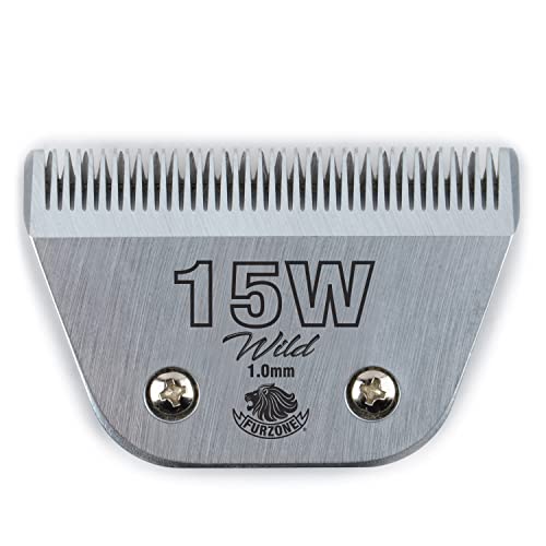 FURZONE Detachable Blade, Size 15W Wide Blade 3/64", Made of Extra Durable Japanese Steel, Compatible with Most Andis, Oster