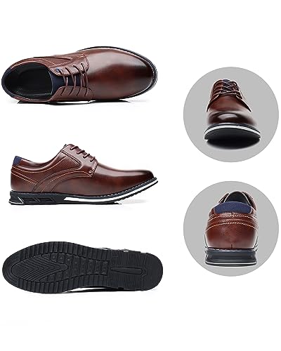 Men’s Dress Shoes Casual Business Oxford Derby Orthopedic Leather Shoes Comfortable Walking Shoes Office Loafers Work Flats4