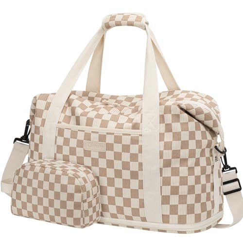 Image of Expandable Travel Duffle Bags Weekender Overnight Bags for Women Men Hospital Bag for Women Labor Delivery with Toiletry Bag Waterproof