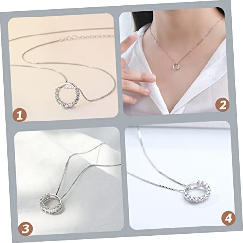 Collier S925 cercles de bureau en soirée l'accessoire mode de votre quotidien - 5