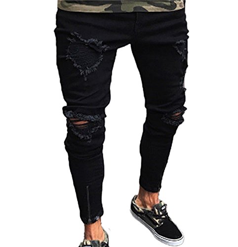pantaloni strappati uomo Big sale - OFF 60%