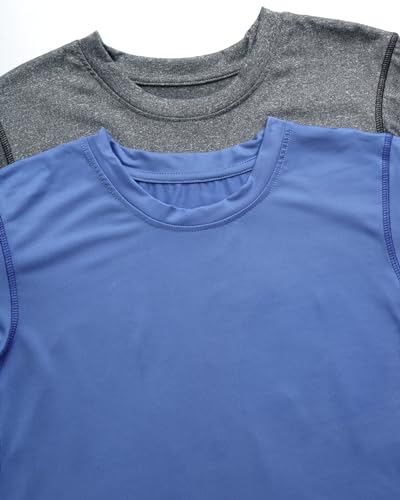 Black Bear Boys’ Athletic T-Shirt – 2 Pack Active Performance Dry-Fit Sports Tee (4-18) - Image 6