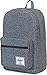 Herschel unisex adult Pop Quiz Backpack, Raven Crosshatch/Black, Classic 22L US