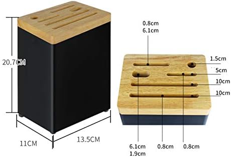 Knife Block Storage Stand Kitchen,Only Selling Cutter Holder,Box Supplies Household Knives Shelf with Space Aluminum