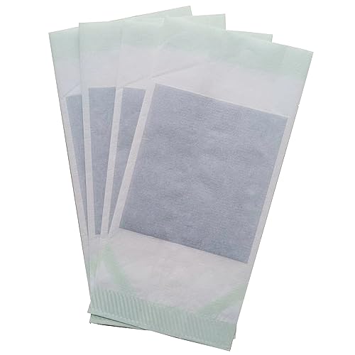 Image of 100Pcs Heat Sealing Microwave Popcorn Maker, Dispoable Pop Corn Packaging Bags with Greaseproof Paper (No pattern)