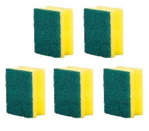 DeoDap Kitchen Cleaning Sponge Scrub Pad - 5 Pieces (Multicolor) (B095HKY57G) Amazon Price History, Amazon Price Tracker