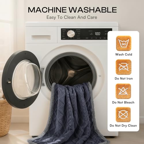 Image of Luciphia Waterproof Pet Blanket, Liquid Pee Proof Dog Blankets for Sofa Bed Couch, Reversible Sherpa Fleece Furniture Protector Cover for Small Medium Large Dogs Cats,Dark Grey X-Large(85 inch x 57 inch)