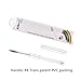 KEMEISI 1PC Rhinestone Metal Handle Salon Using 3D Acrylic Art Nails Design Kolinsky Acrylic Nail Brush Size 2,4,6,8,10 (#8) …