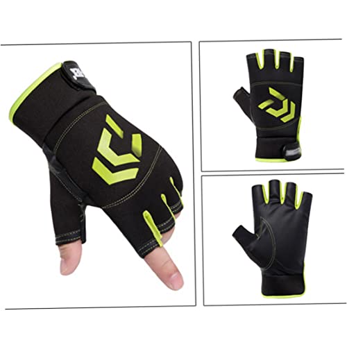 Vissen handmouwen vingerloze blootgestelde antislip buiten 3 gesneden vingers - Image 3