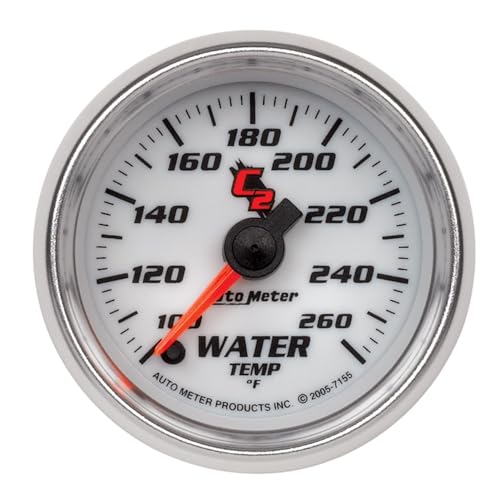 Image of Auto Meter 7155 C2 Full Sweep Electric Water Temperature Gauge