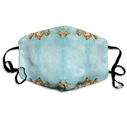 Preisvergleich Produktbild air kong Sonnenschutz Gesichts Mund Mundmasken - Süße Halbgesichtsmaske, atmungsaktive Atemschutzmaske, Wiederverwendbare Angel Babies Mundmasken