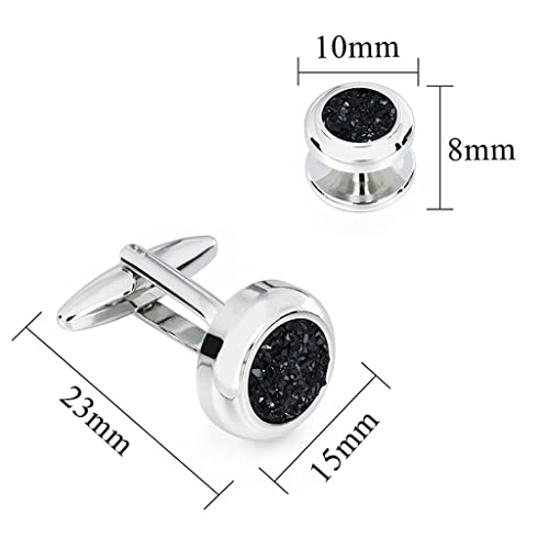 KAOROU Overhemdsets for heren Beste cadeaus for formele bruiloften Verkrijgbaar in meerdere kleuren (Color : C, Size : Same size) - Image 3