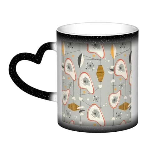 �r���e�[�W �A�g�~�b�N 330ml ����ϐF�}�O�J�b�v �A�j���G�݃J�b�v Black