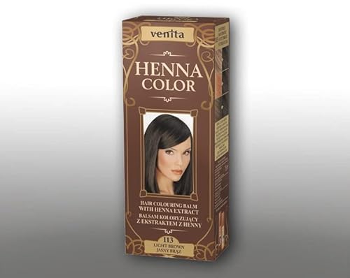 Venita Henna Tube 113 Light Brown 75 ml