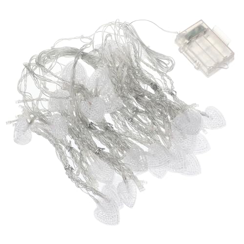 TIDTALEO Heart Shaped LED Curtain Light Window Wall Decor for Weddings and Events Material Creates Warm Atmosphere for Home Garden Parties Battery Not Included