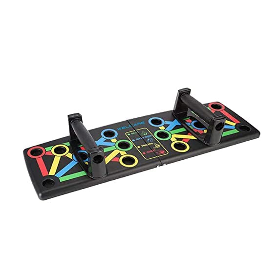 Push Up Board for Workout Foldable Pushup Board for Men & Women Multifunction Flex Board for Chest, Muscle, Triceps, Shoulder Home Workout Equipment for Men for Training Pushup Rack Board-image-27