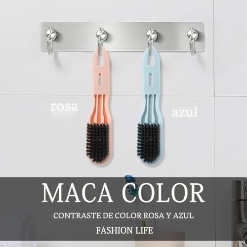 Miniatura 5 de Cepillo De Limpieza Multifunción, Cepillo De Zapatos De Mango Largo De Cerdas Suaves Con Tanque De Adición De Detergente Ahorrador, Cepillos De Plástico Para Ropa, Zapatos, Lavandería, Limpieza Del