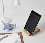Ikea 2 x Bamboo Mobile Phone/Tablet Holder