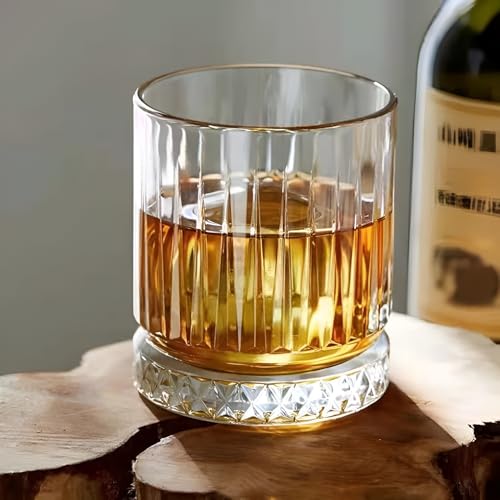 Image of Premium GoldenRIm 280 ML Water & Juice Drinking Glasses Set of 6 Vintage Glassware Set for Juice, Cocktail, Mocktail,Whisky All Beverages Everyday Uses for Gift (6, MT-28)