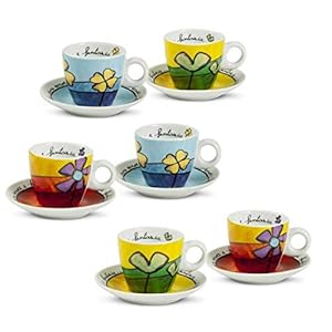 Egan Paf06/1Z Koffiekopjes, porselein, gesorteerd, 12 stuks
