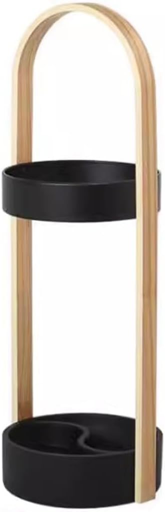 Nordic Style Umbrella Holder Stand with Hook for Walking Sticks/Golf Clubs Hotel Creative Partition Design Housewarming Gift Black