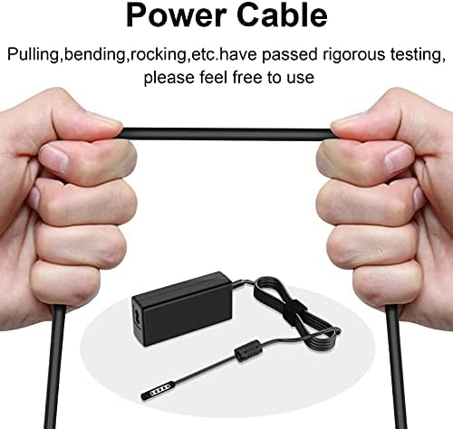 Surface Pro 1 Pro 2 Pro RT Charger for Microsoft Surface Pro 1, Pro 2, Surface RT 48W 12V 3.58A