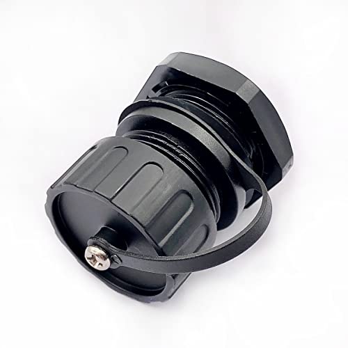 DEVMO 2PCS Electrical USB3.0 Female to Female IP67 Waterproof Connector, Double Head Coupler Adapter, Socket Plug Panel Mount with Waterproof Dust Cap - Thumbnail 6