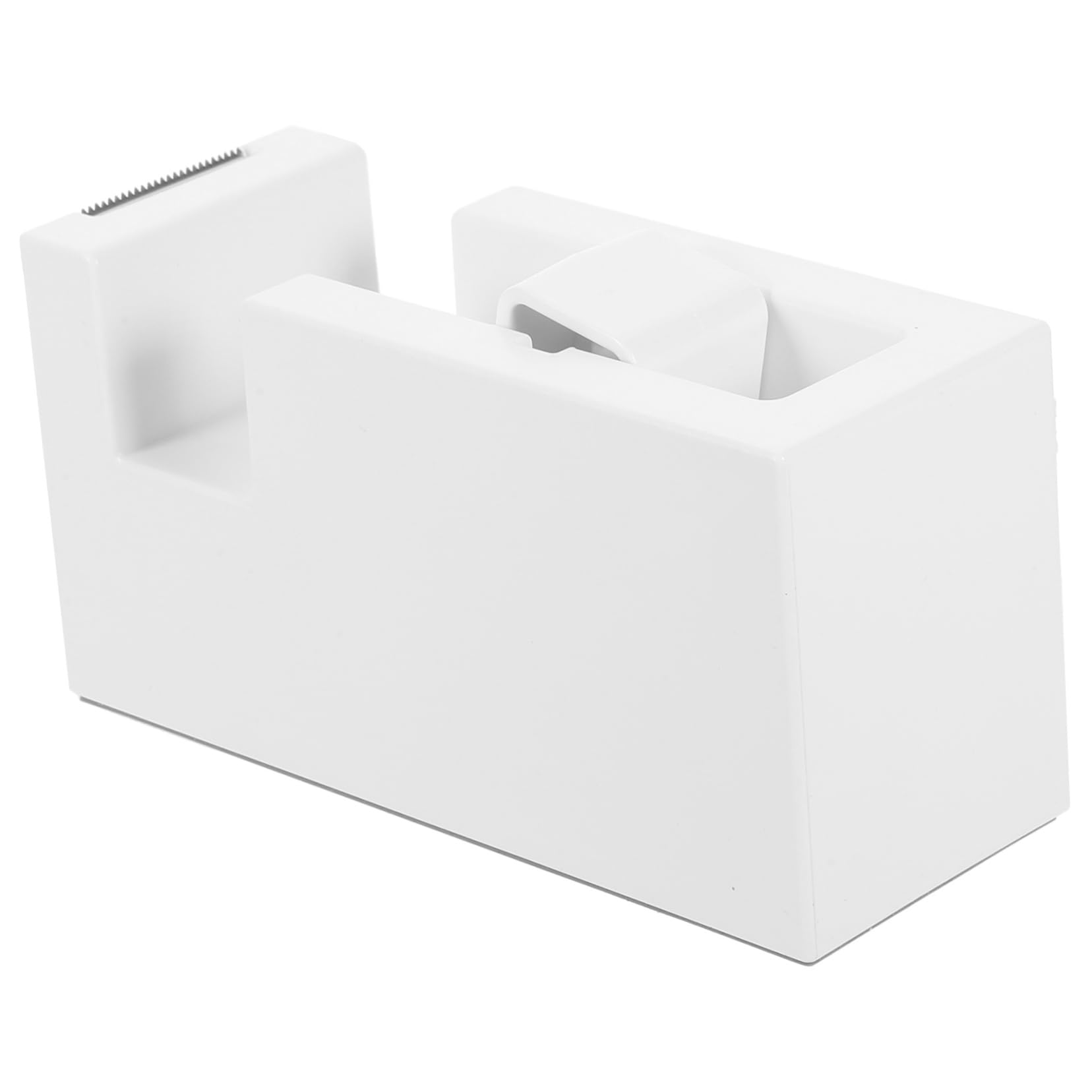 Gadpiparty 4 Pezzi distributore di nastro scrivania porta nastro Titolare cucina Cutter distributori di nastro distributore di nastri da scrivania AbS bianca